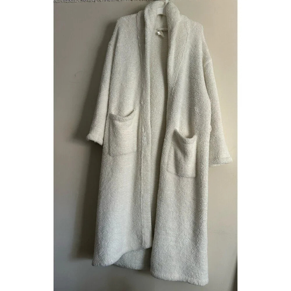 Barefoot Dreams Women’s Robe CozyChic Cream Size 2